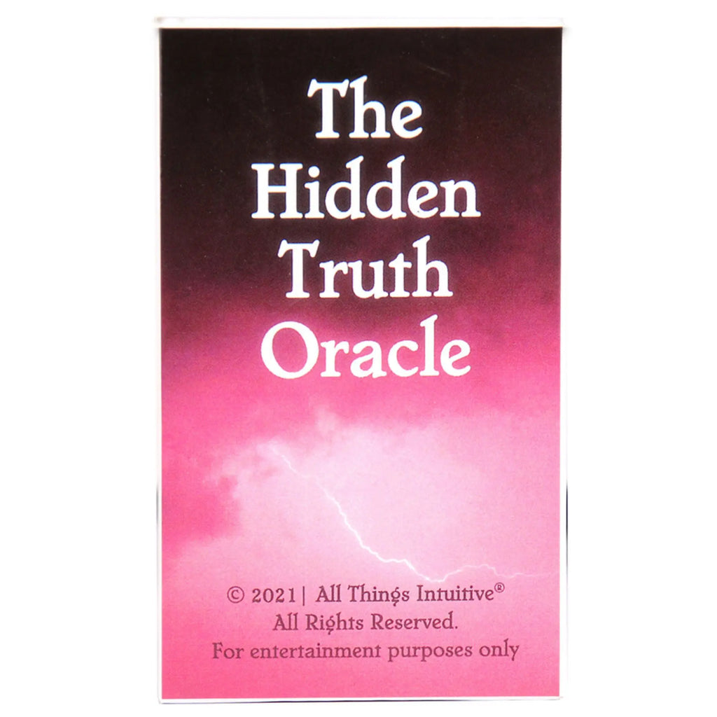 The Hidden Truth Independent Oracle Cards Multiplayer Party Fortune Telling Board Game Prophecy Tarot Deck With E-Guide Book