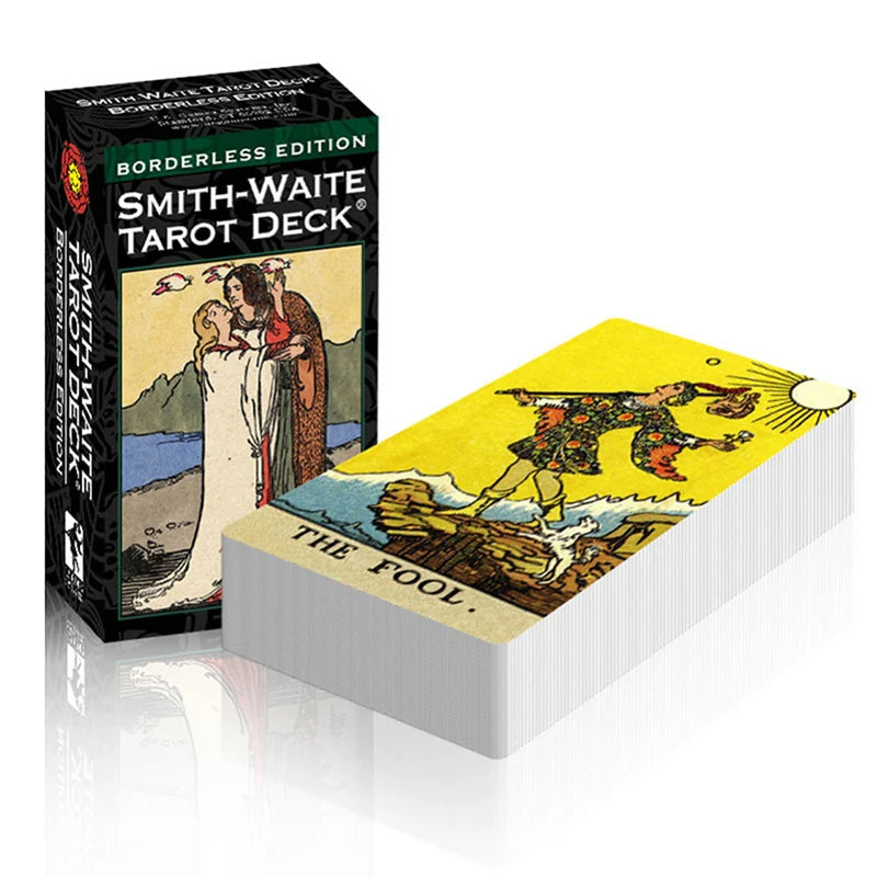 Rider Waite Tarot Cards Classic Tarot Spanish English Version Knight Waiter Divination Fate Forecasting Prophecy THE MAGICIAN