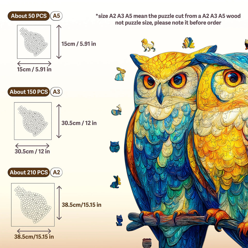 Fantasy Themed Wooden Puzzle Interesting Style Wooden Decor Christmas and Halloween Gift Toy for Teen and Kid