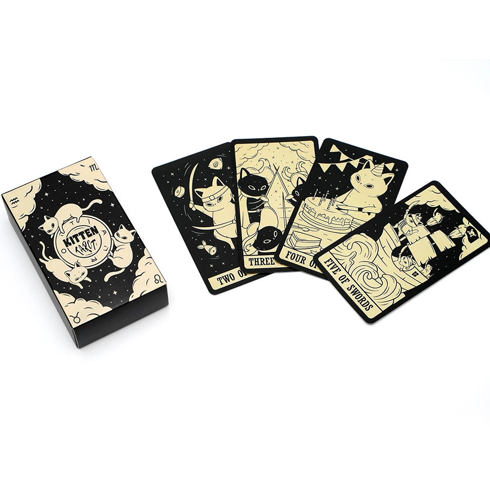 Kittens Tarot Card Deck Unlock The Future Fortune Telling Fate Games Cat Lovers