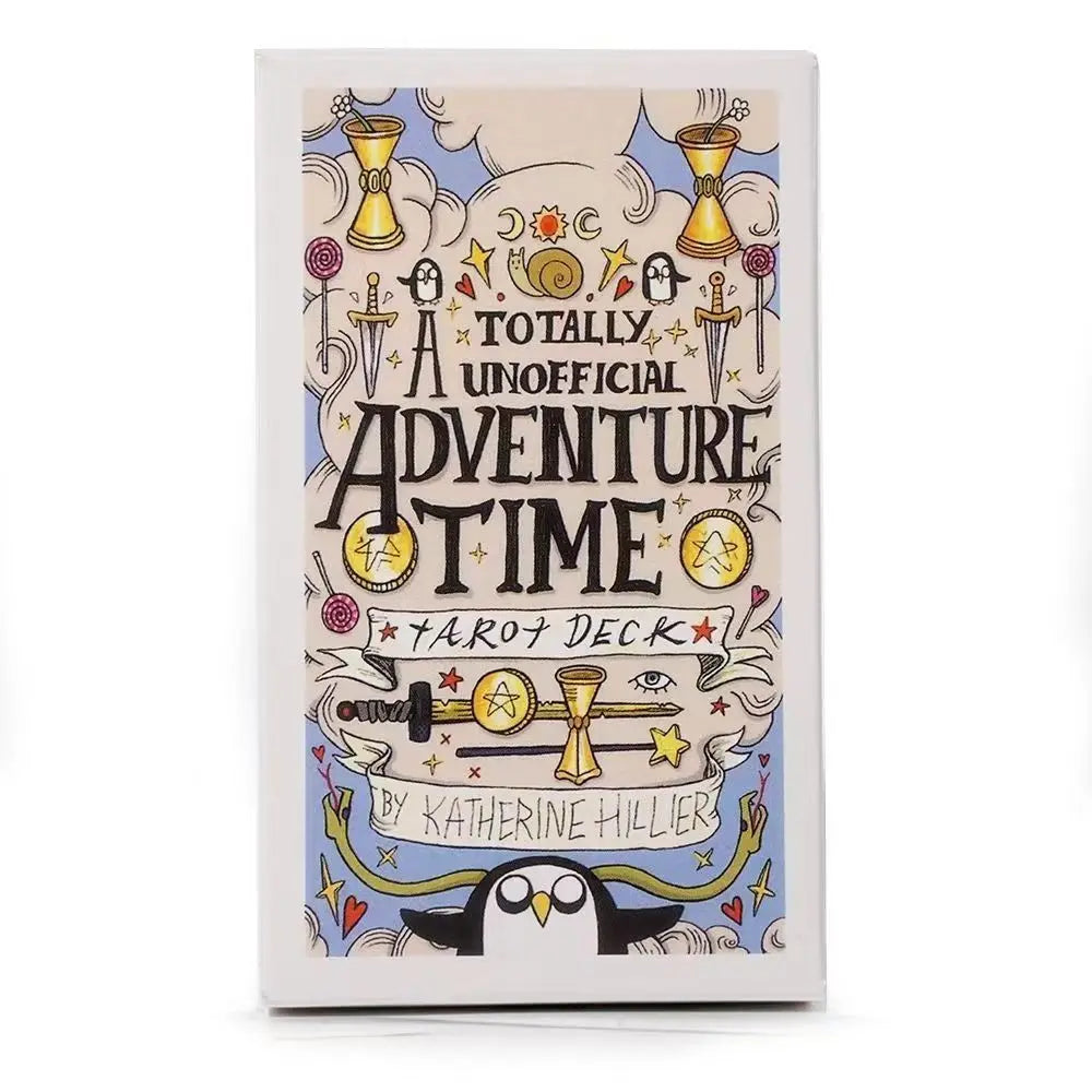 Adventure Time Tarot Deck English Visions Precognition Divination Edition Borad Playing Cards Fun Game for Party Adult Kid Girl