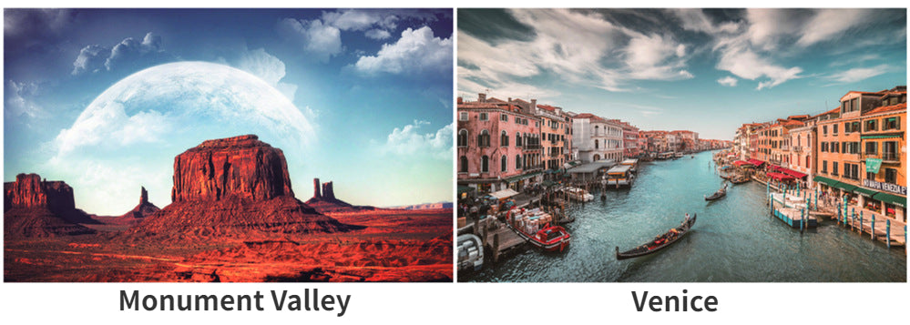 46*28cm Jigsaw Puzzles 500 Pieces Paper Picture Landscape Oil Painting Art Puzzles Decompression Toys for Adults Family Games