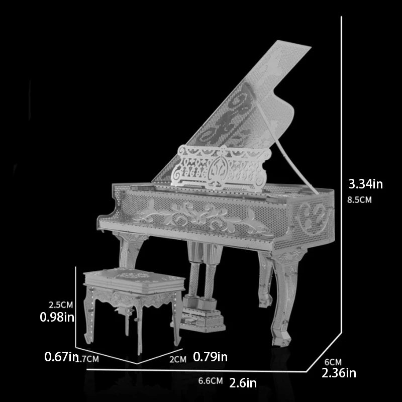 3D Metal Puzzle Building Blocks Kits DIY Star Mecha Wars Robot K-2SO for Teens Men Hobbies Toys Great Gifts