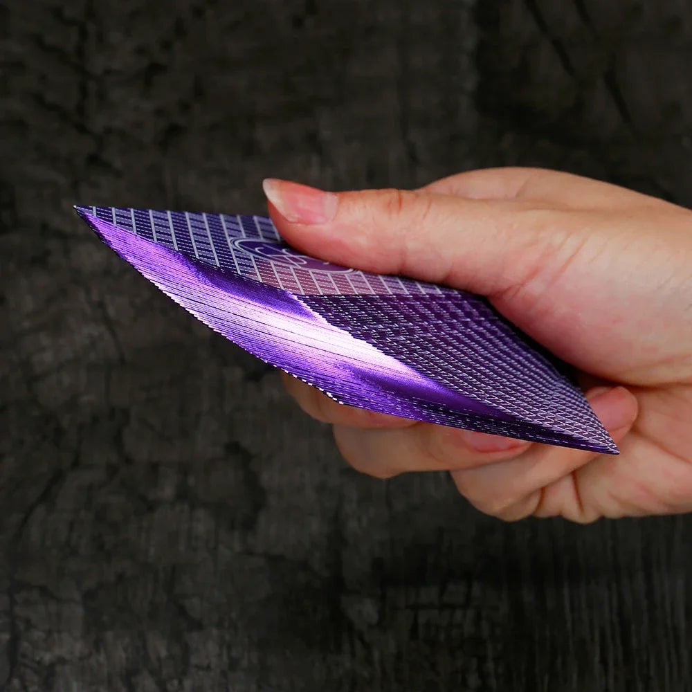 Premium European Poker Cards - Dazzling Color Waterproof Deck, Magic Tricks & Party Game Props, Creative Gift Set