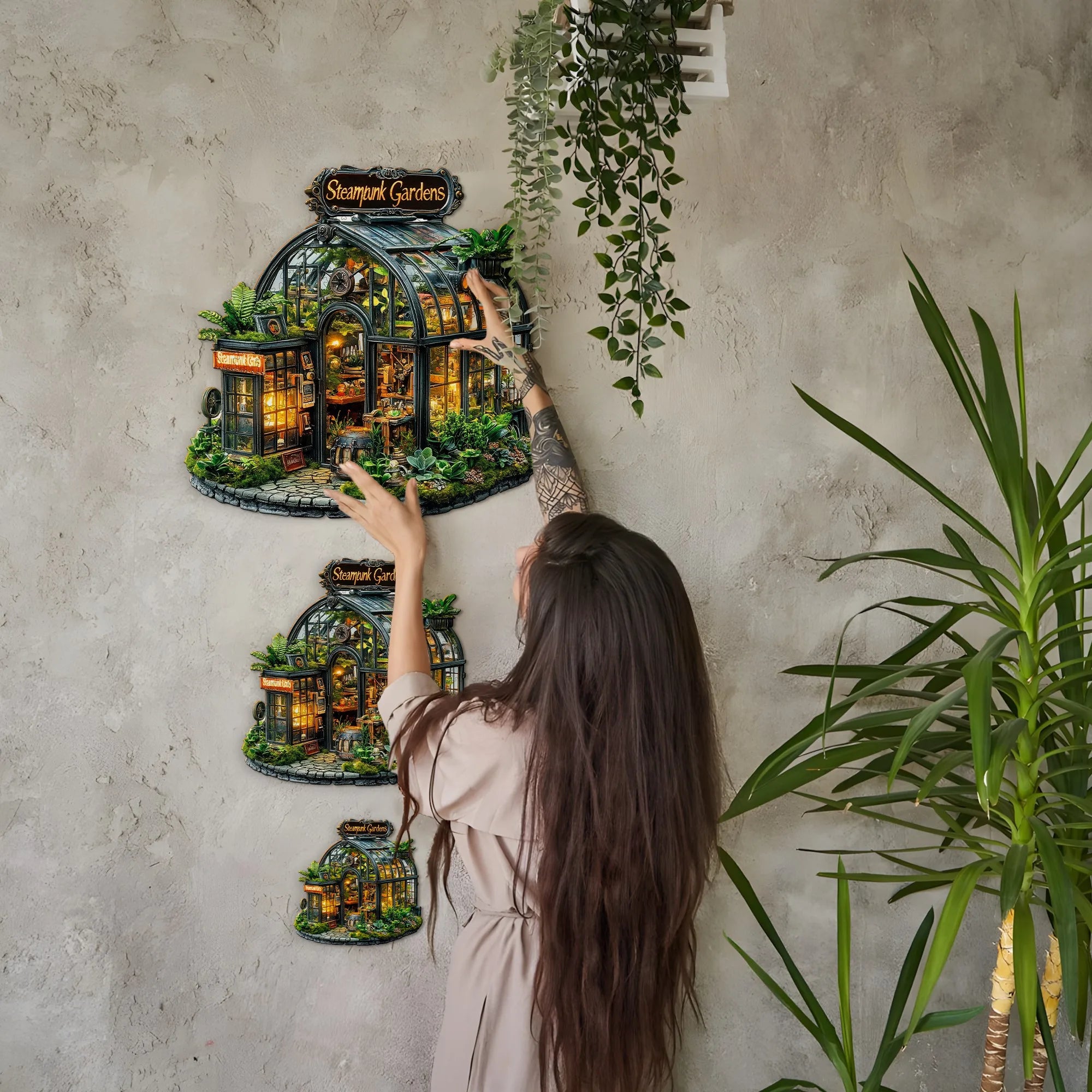 Fantasy Themed Wooden Puzzle Interesting Style Wooden Decor Christmas and Halloween Gift Toy for Teen and Kid