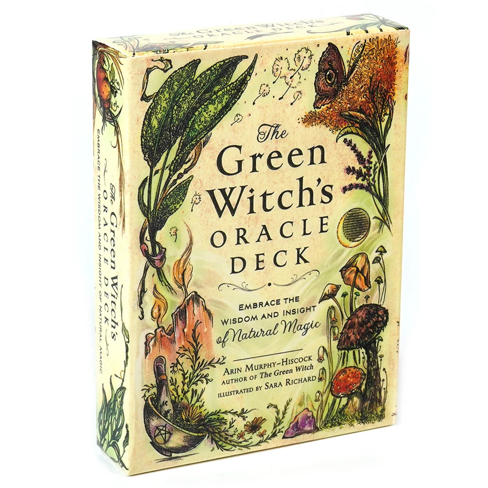 The Green Witch's Oracle Deck Embrace the Wisdom and Insight of Natural Magic Green Witch Witchcraft Series Tarot Cards