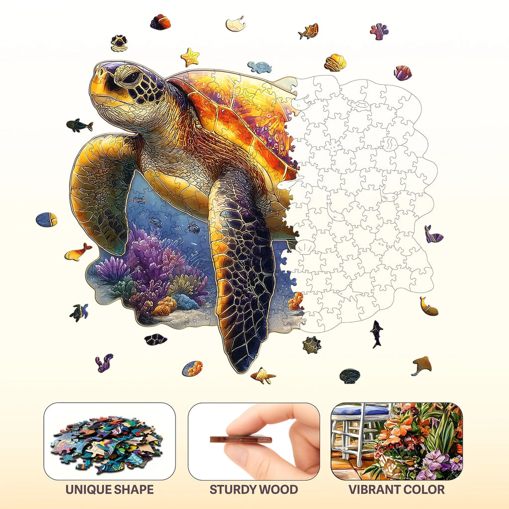 Fantasy Themed Wooden Puzzle Interesting Style Wooden Decor Christmas and Halloween Gift Toy for Teen and Kid