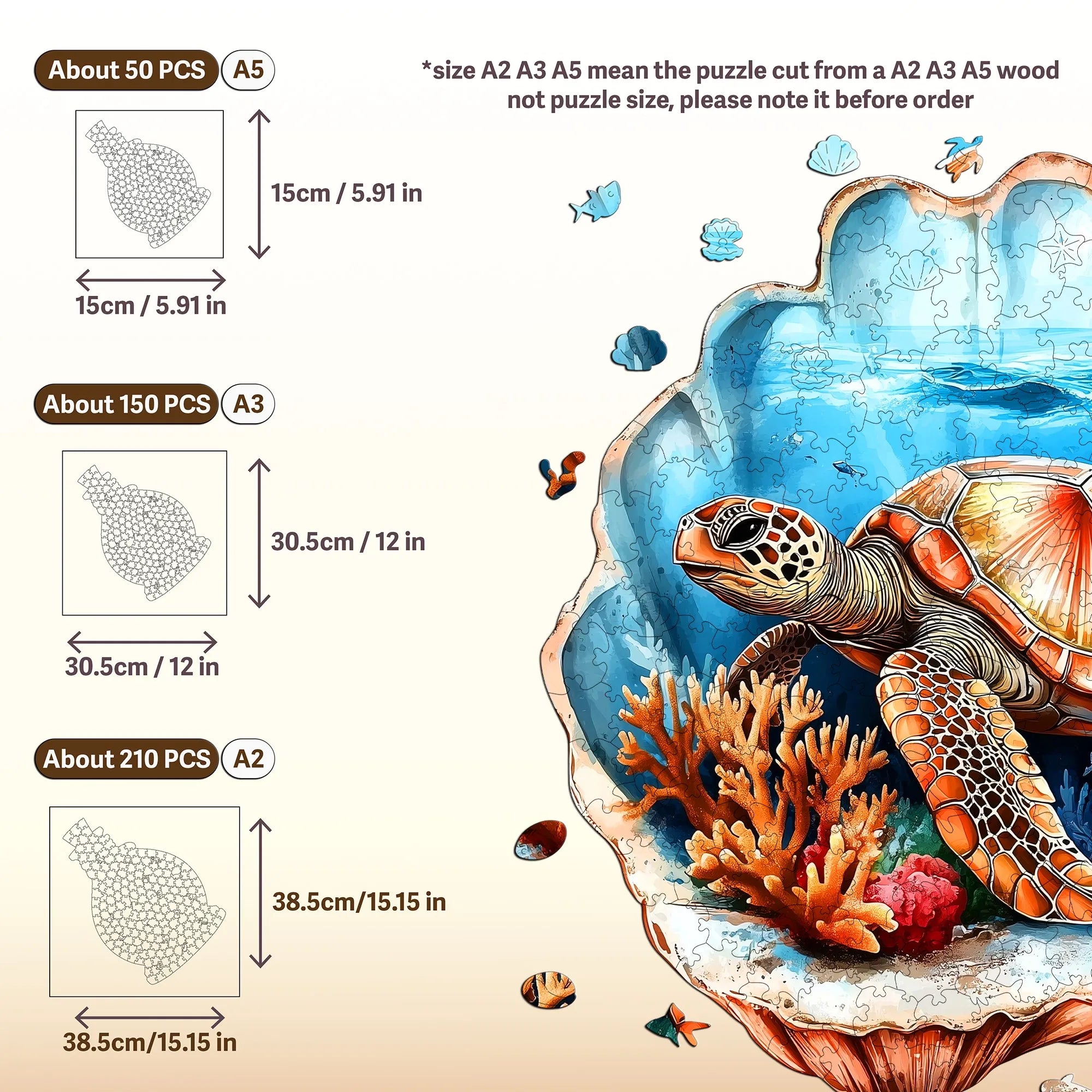 Fantasy Themed Wooden Puzzle Interesting Style Wooden Decor Christmas and Halloween Gift Toy for Teen and Kid