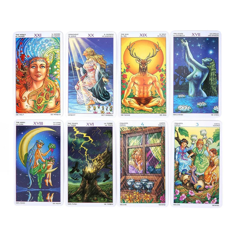 Rider Waite Tarot Cards Classic Tarot Spanish English Version Knight Waiter Divination Fate Forecasting Prophecy THE MAGICIAN