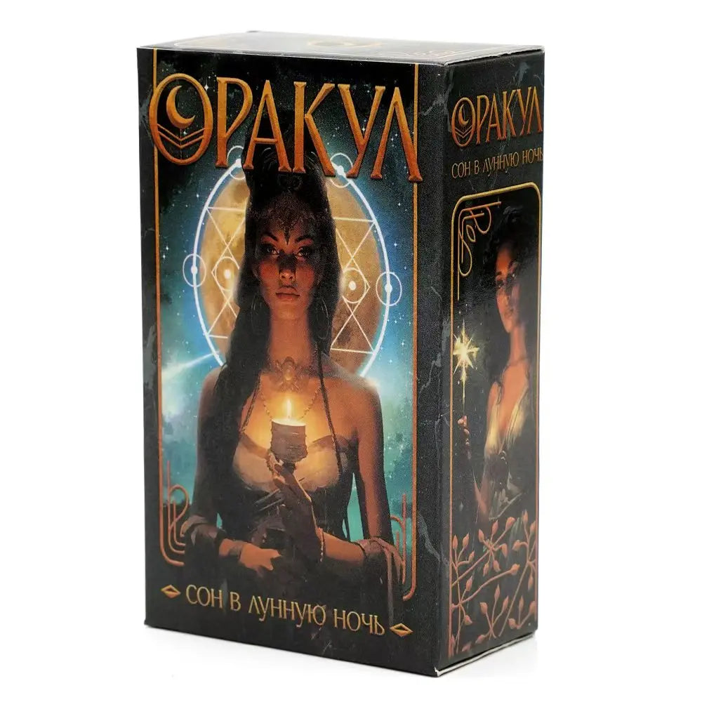 Newest TAPO POI Tarot Исцеление Oт Pодовых програм Russian Cards Deck Playing  Fate Divination Board Game With Paper Instruction