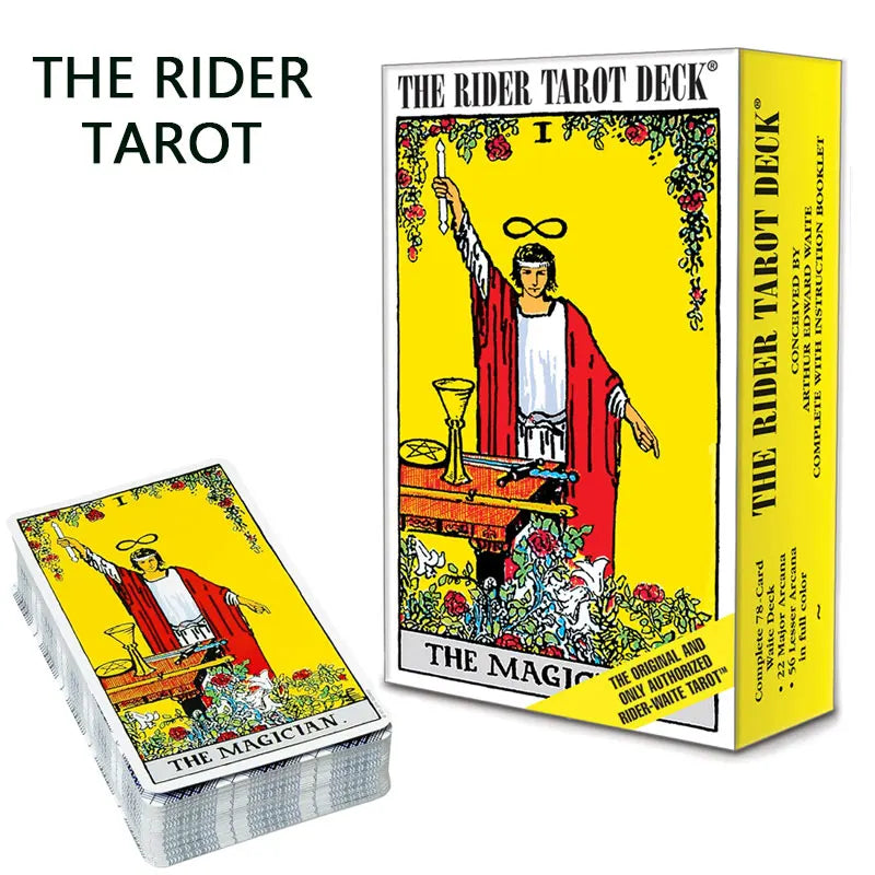 The Rider Tarot Deck English/Spanish The Authentic Rider-Waite Tarot Deck Booklet Essential for Tarot Beginners Expert Read Card