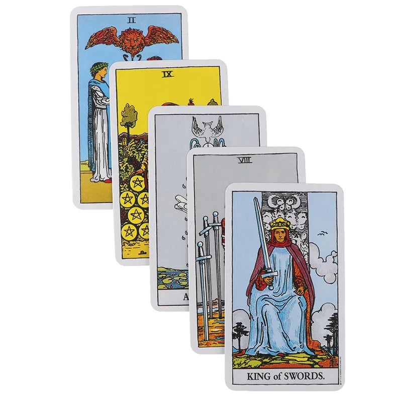 Rider Waite Tarot Cards Classic Tarot Spanish English Version Knight Waiter Divination Fate Forecasting Prophecy THE MAGICIAN