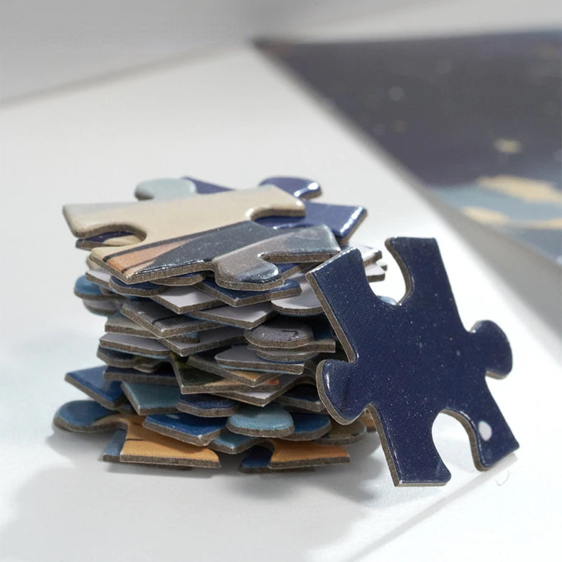 Adult 1000 Pieces Jigsaw Puzzle Little Boy Puzzle Toy Puzzle Intelligence Stress Reduction Cartoon Puzzle Festival Present