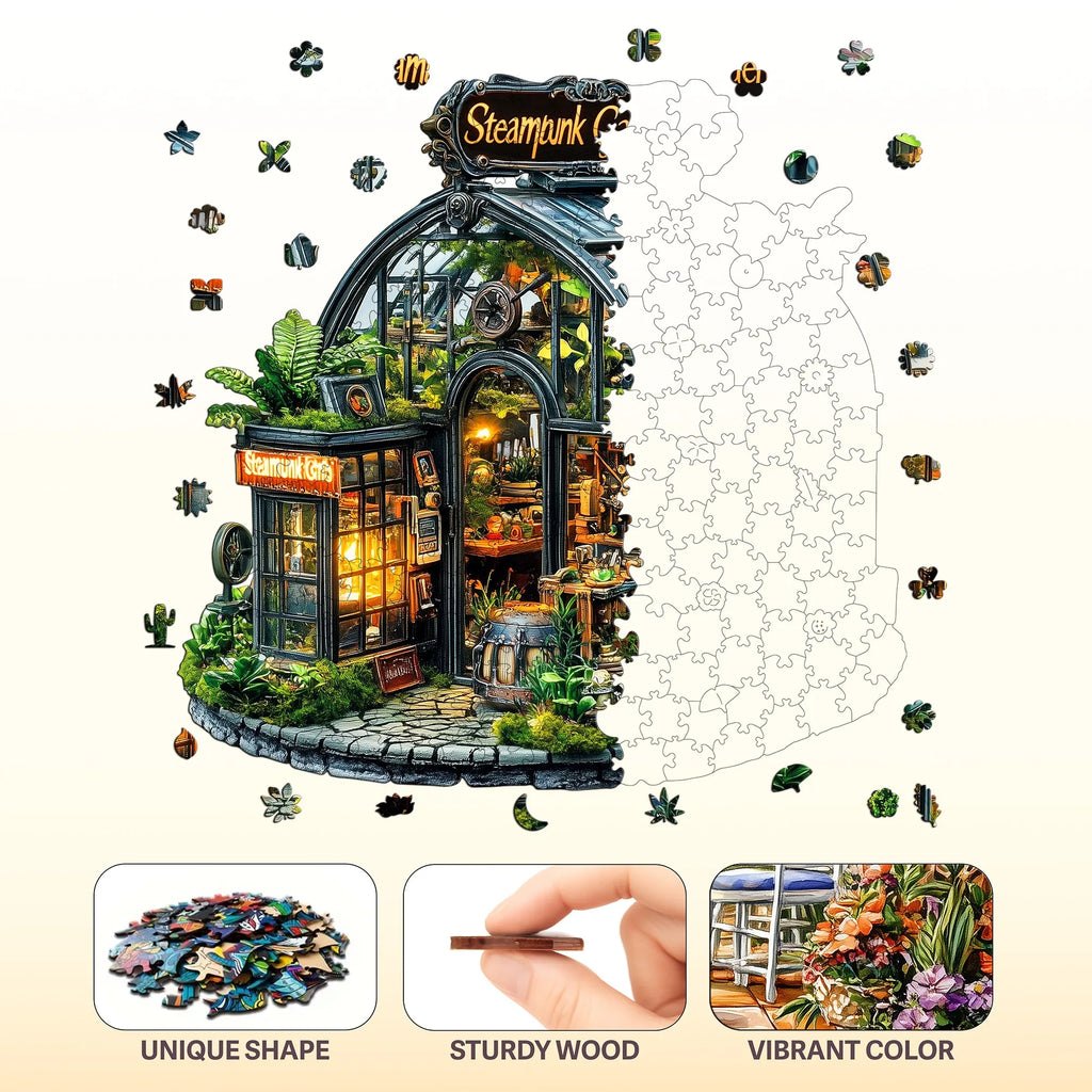 Fantasy Themed Wooden Puzzle Interesting Style Wooden Decor Christmas and Halloween Gift Toy for Teen and Kid