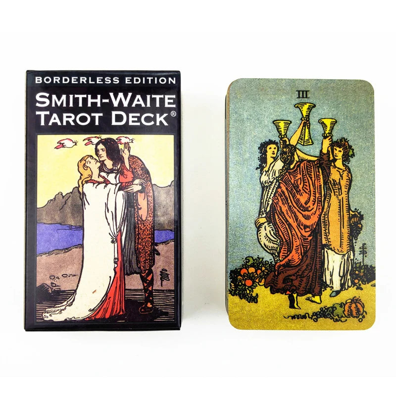 Rider Waite Tarot Cards Classic Tarot Spanish English Version Knight Waiter Divination Fate Forecasting Prophecy THE MAGICIAN