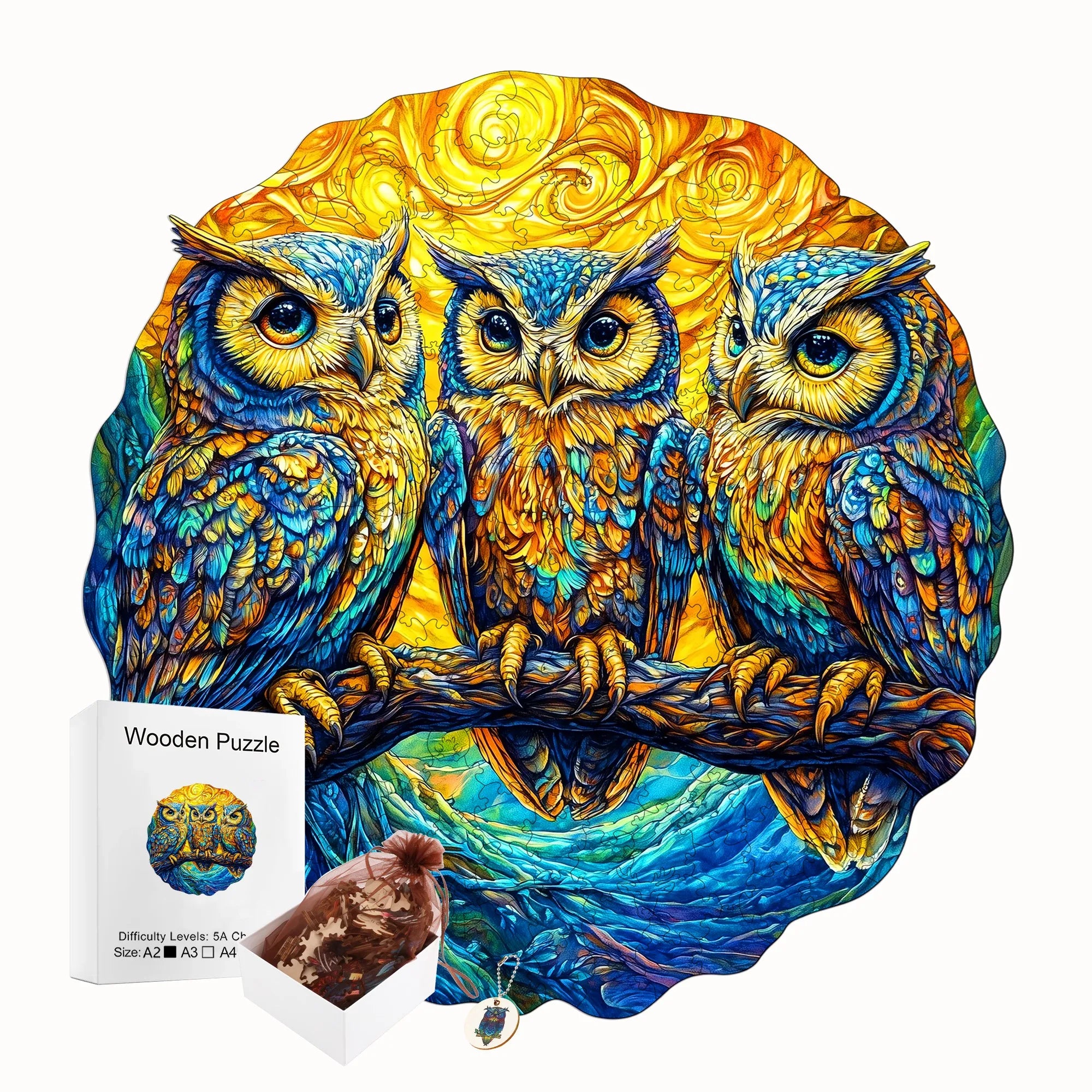 Fantasy Themed Wooden Puzzle Interesting Style Wooden Decor Christmas and Halloween Gift Toy for Teen and Kid