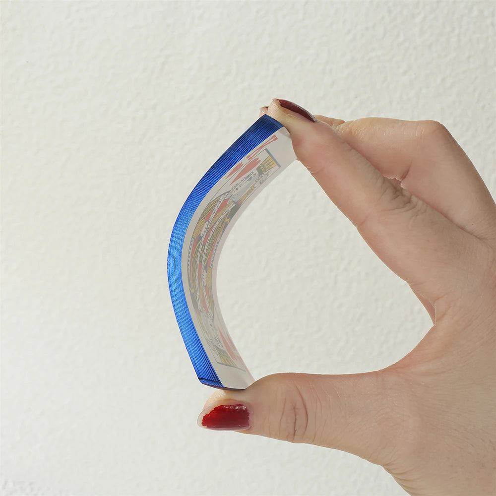 Premium European Poker Cards - Dazzling Color Waterproof Deck, Magic Tricks & Party Game Props, Creative Gift Set