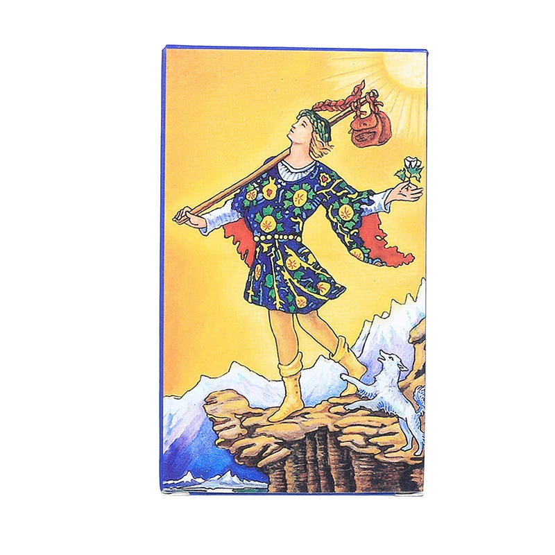 Rider Waite Tarot Cards Classic Tarot Spanish English Version Knight Waiter Divination Fate Forecasting Prophecy THE MAGICIAN