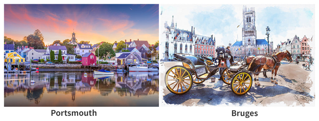 46*28cm Jigsaw Puzzles 500 Pieces Paper Picture Landscape Oil Painting Art Puzzles Decompression Toys for Adults Family Games