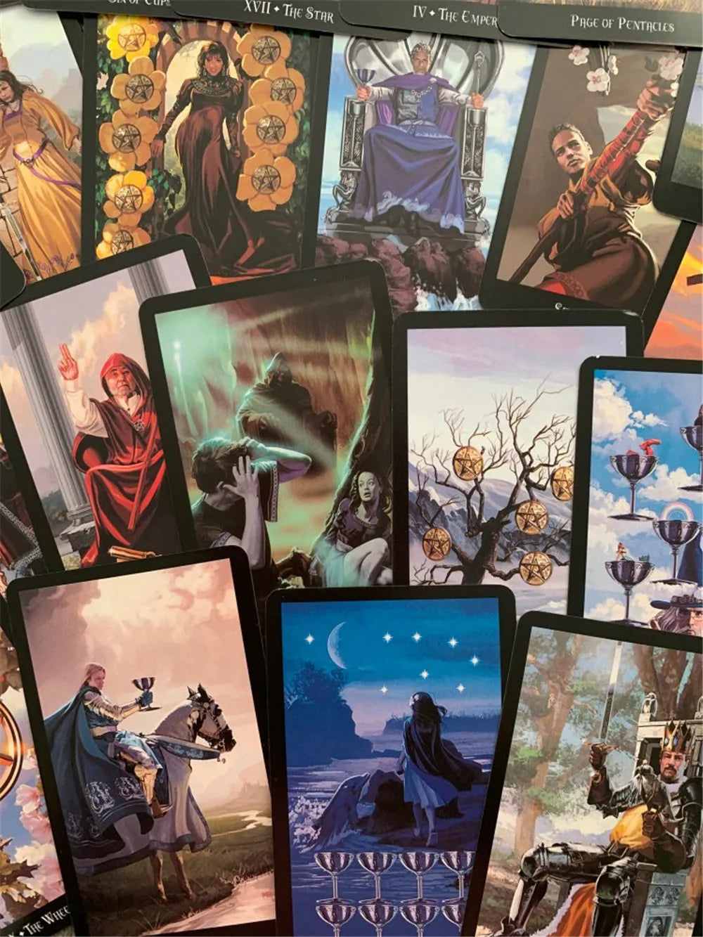 Witches Tarot Cards A 78 Deck Oracle English Visions Divination Edition Borad Playing Games