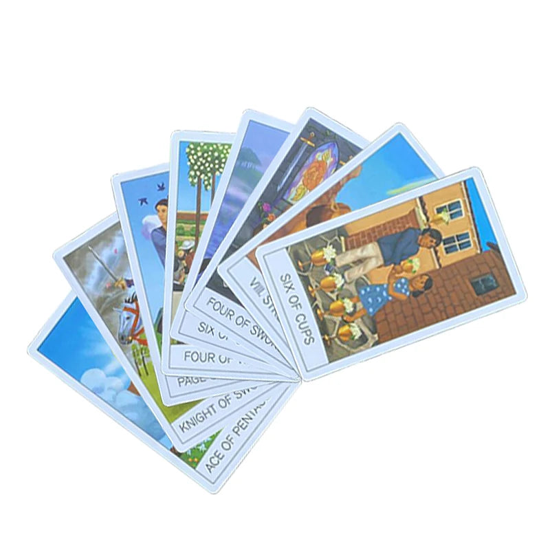 Rider Waite Tarot Cards Classic Tarot Spanish English Version Knight Waiter Divination Fate Forecasting Prophecy THE MAGICIAN