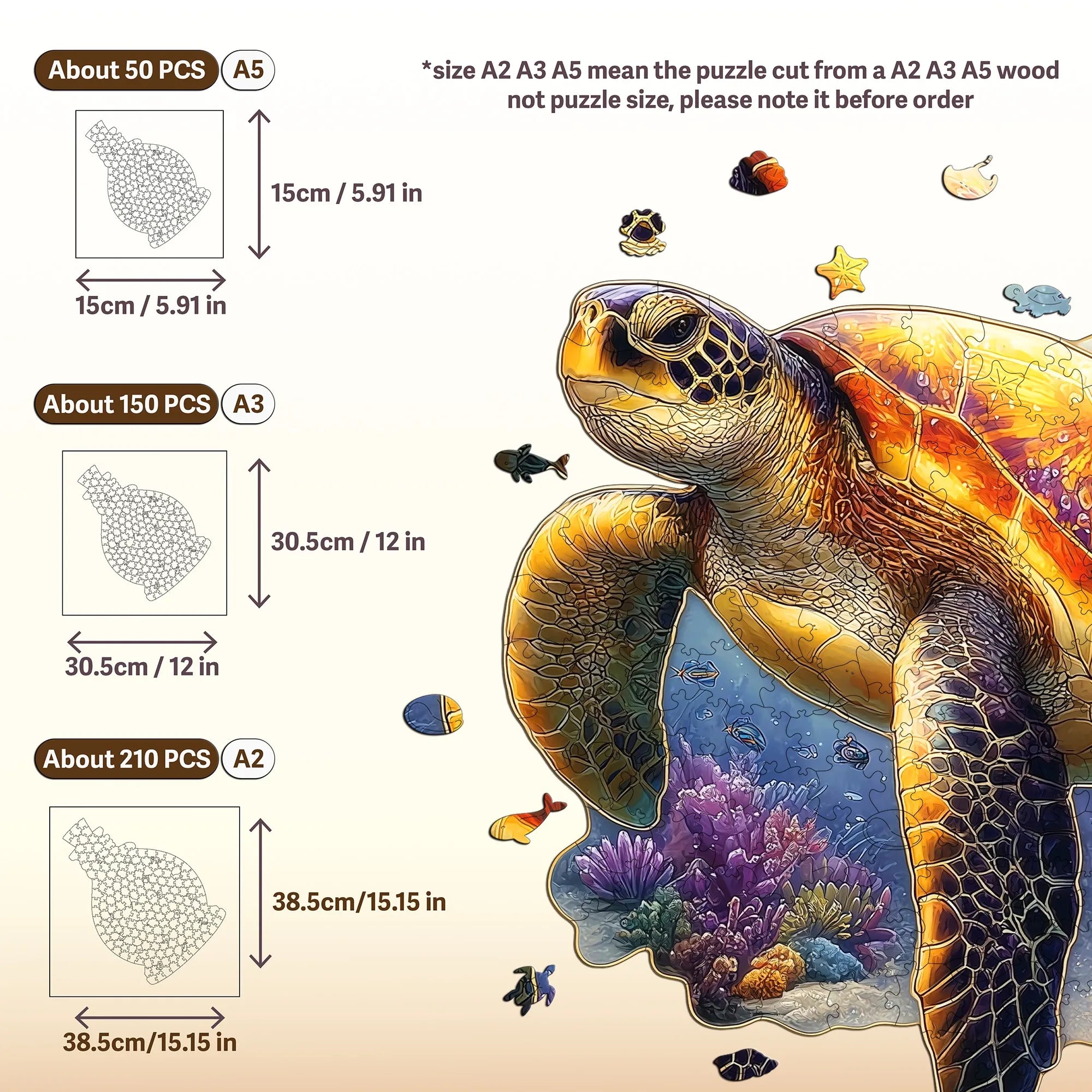 Fantasy Themed Wooden Puzzle Interesting Style Wooden Decor Christmas and Halloween Gift Toy for Teen and Kid