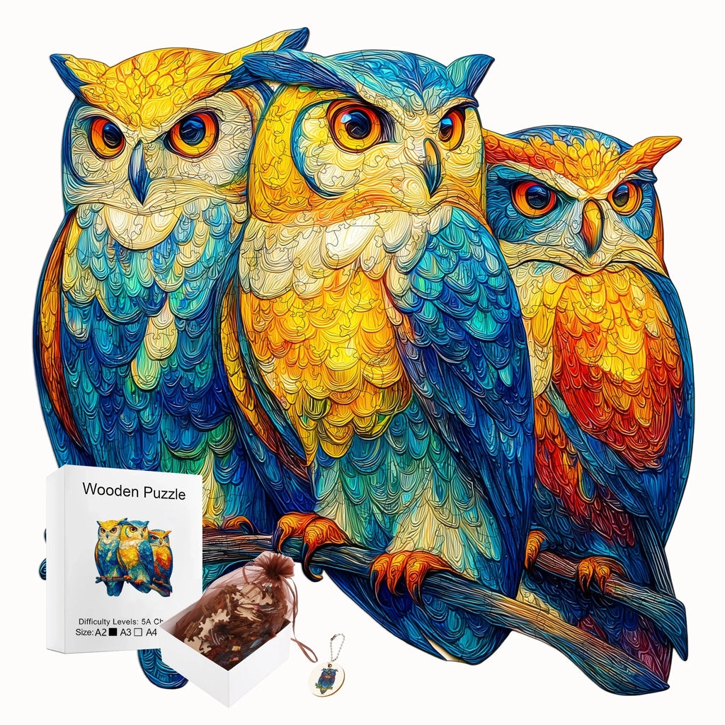 Fantasy Themed Wooden Puzzle Interesting Style Wooden Decor Christmas and Halloween Gift Toy for Teen and Kid