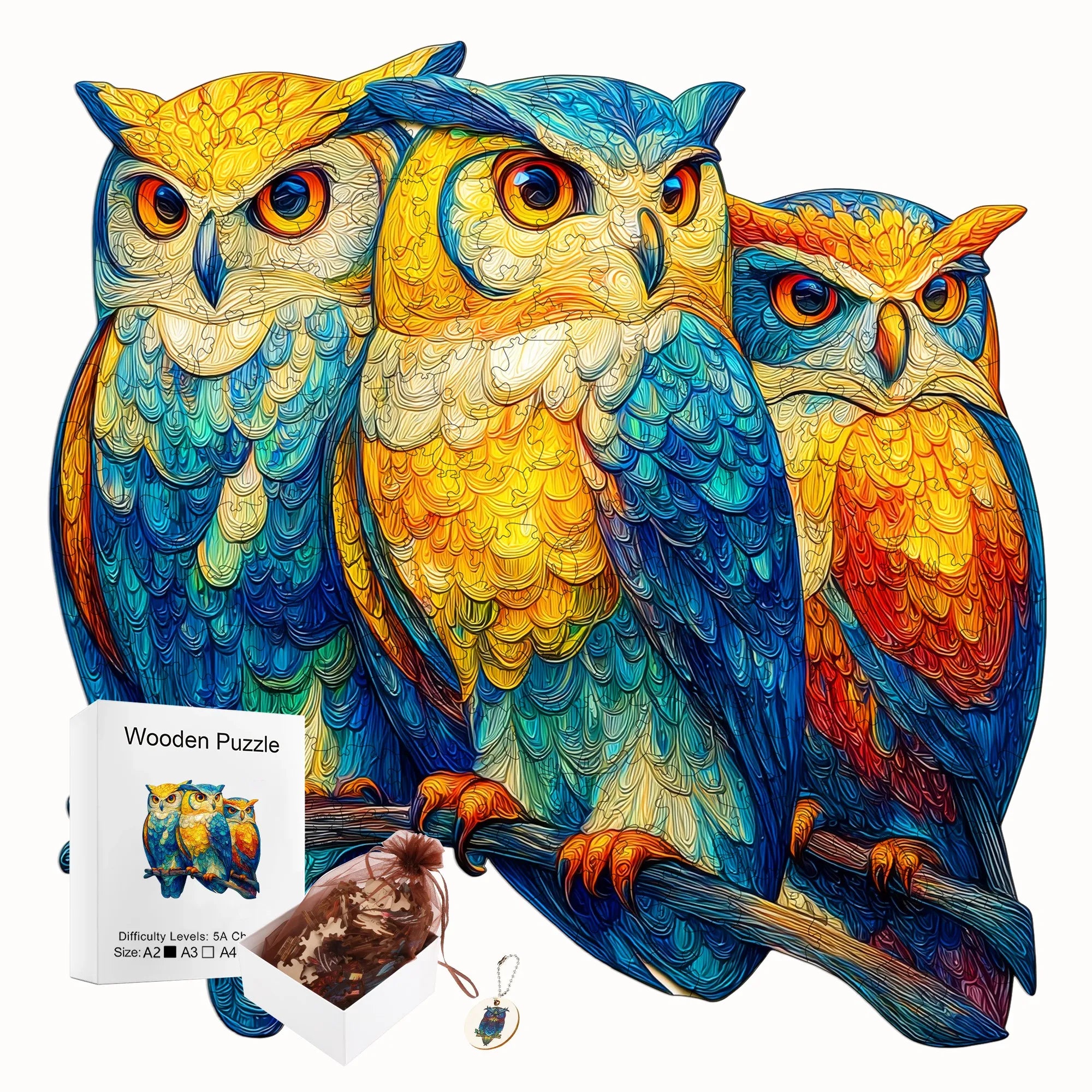 Fantasy Themed Wooden Puzzle Interesting Style Wooden Decor Christmas and Halloween Gift Toy for Teen and Kid