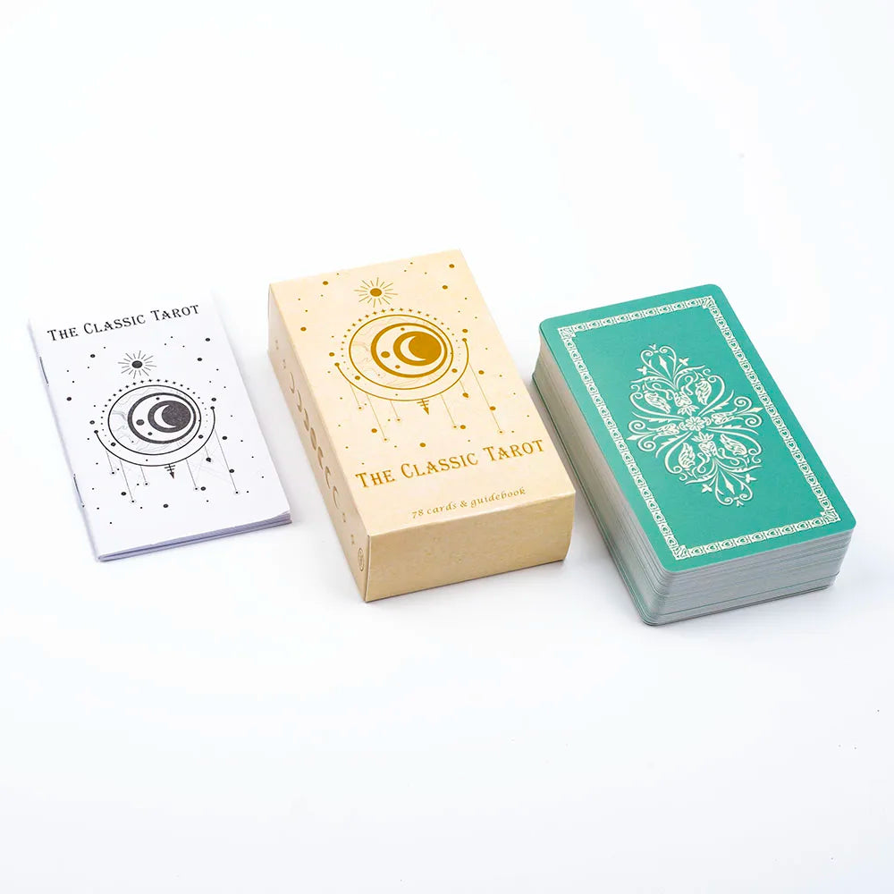 The Classic Tarot Cards Deck 78Pcs For Easy Beginners Fate Fortune Telling Party Tabletop Board Game Toy