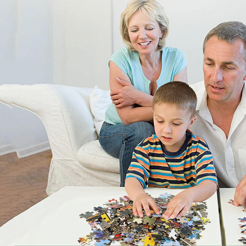 1000 Pieces Tally Cat Jigsaw Puzzles for Adults Home Decor Games Family Fun Floor Puzzles Educational Toys for Kids