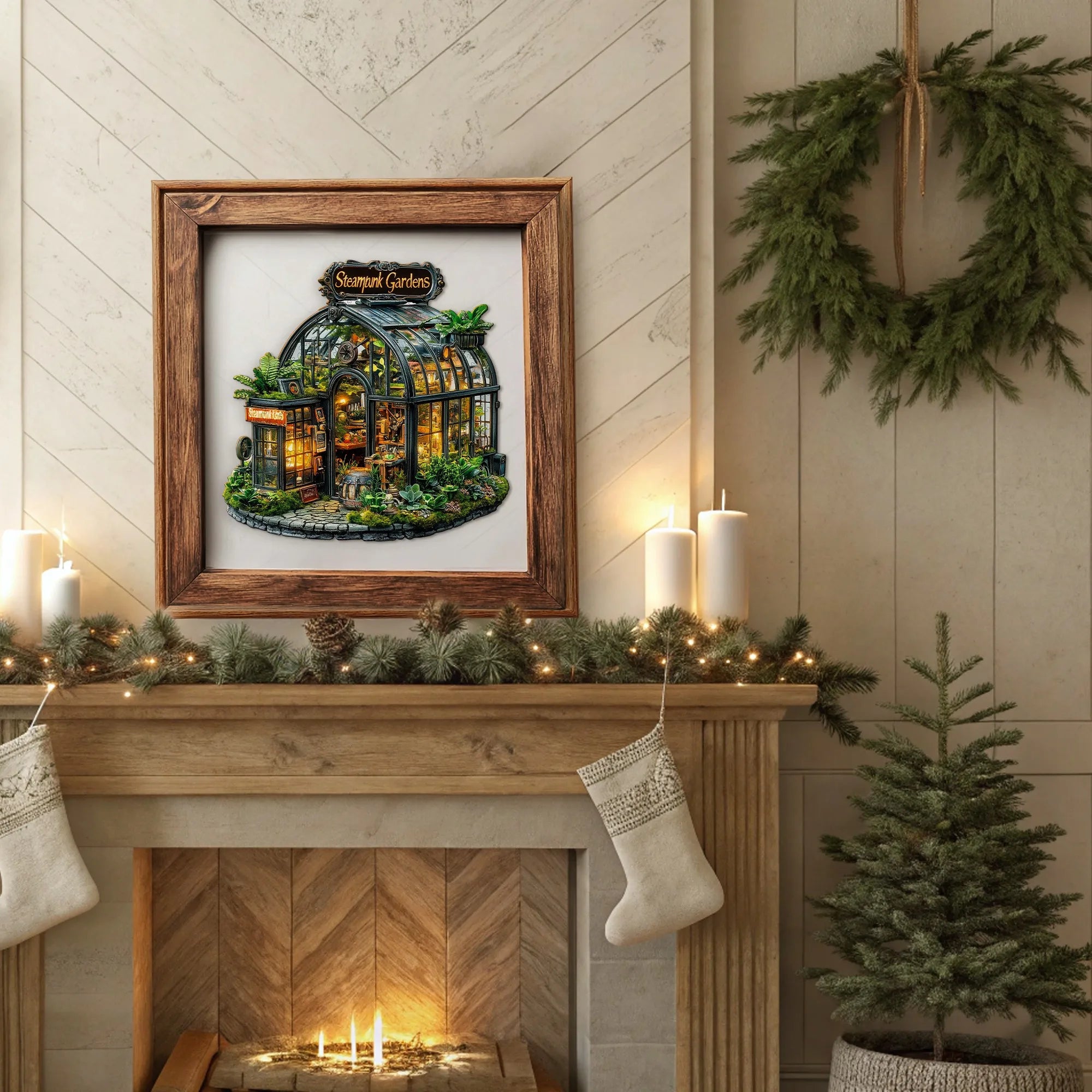 Fantasy Themed Wooden Puzzle Interesting Style Wooden Decor Christmas and Halloween Gift Toy for Teen and Kid