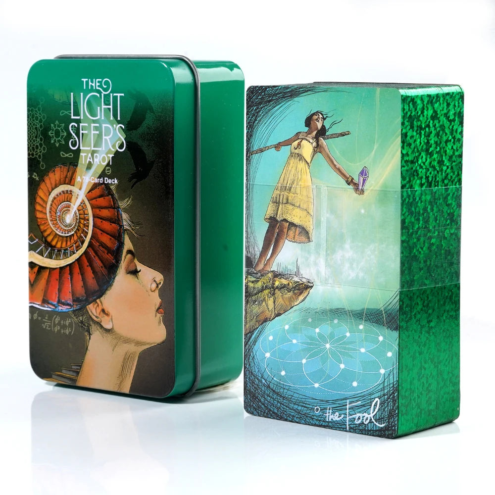 Adventures time Tarot 78pcs Cards in a Tin Metal Box Gold plated Edge Tarot Cards For Divination Tarot Deck Beautiful Package