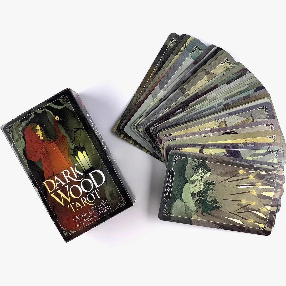 Dark Wood Tarot Cards A 78 Oracle Deck English Visions Divination Edition Borad Playing Games
