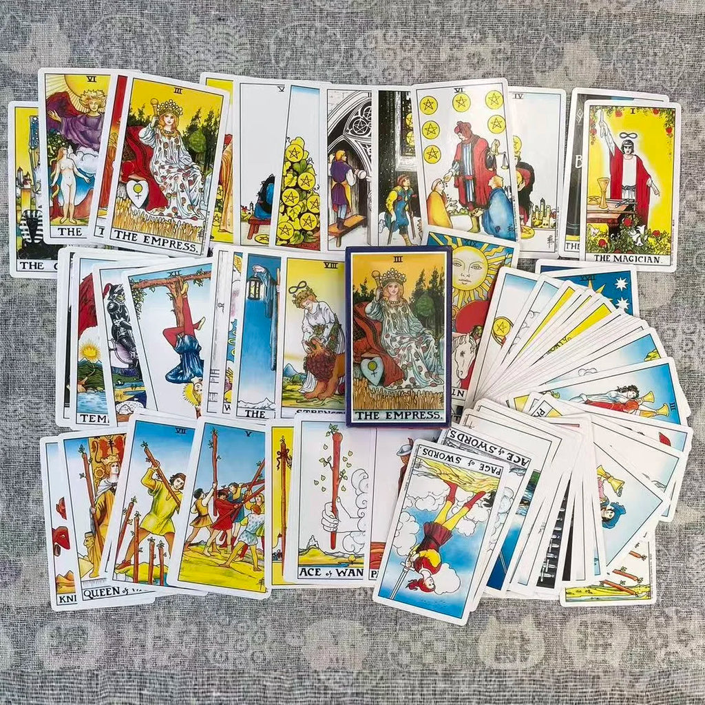 The Classic Tarot Cards Deck 78Pcs For Easy Beginners Fate Fortune Telling Party Tabletop Board Game Toy