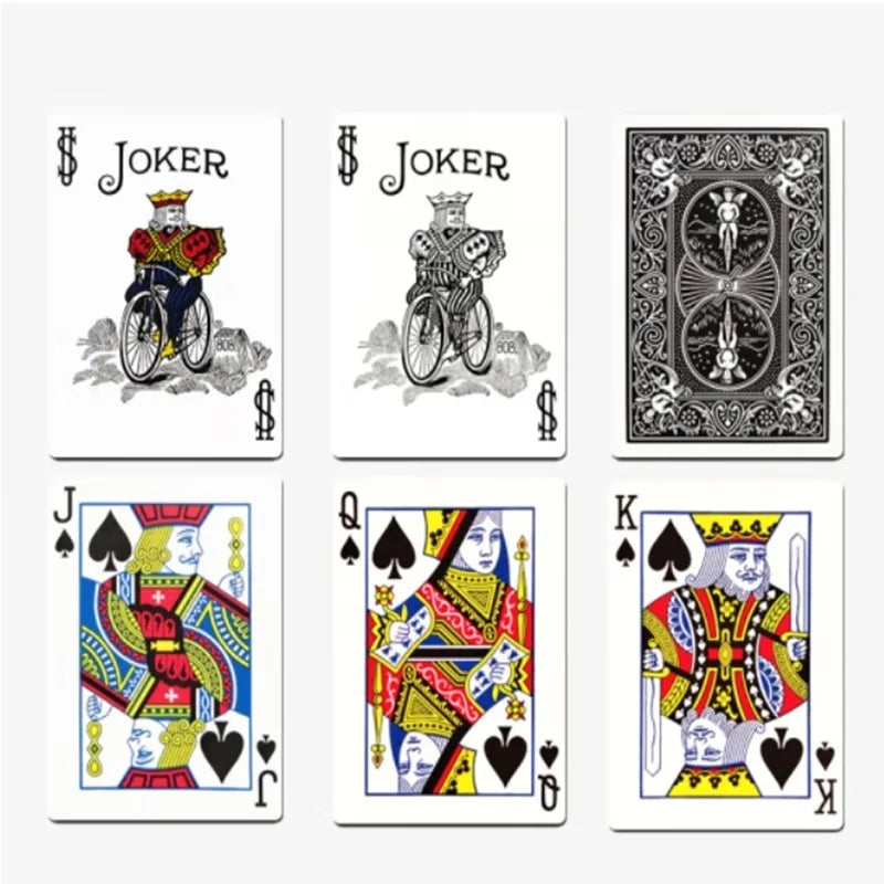 Bicycle Rider Back Black Playing Cards Standard Deck USPCC Poker Magic Card Games Magic Tricks Props for Magician