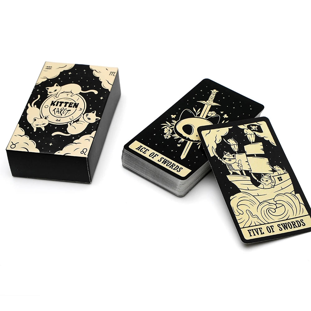 Kittens Tarot Card Deck Unlock The Future Fortune Telling Fate Games Cat Lovers