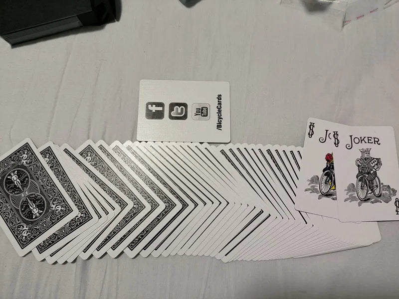 Bicycle Rider Back Black Playing Cards Standard Deck USPCC Poker Magic Card Games Magic Tricks Props for Magician