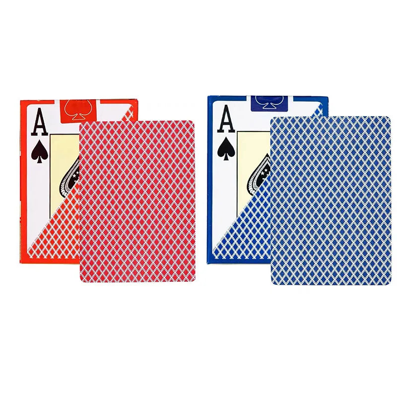 2 Sets/Lot Classic Poker Cards Big Typeface  Plastic Waterproof  Cards Game