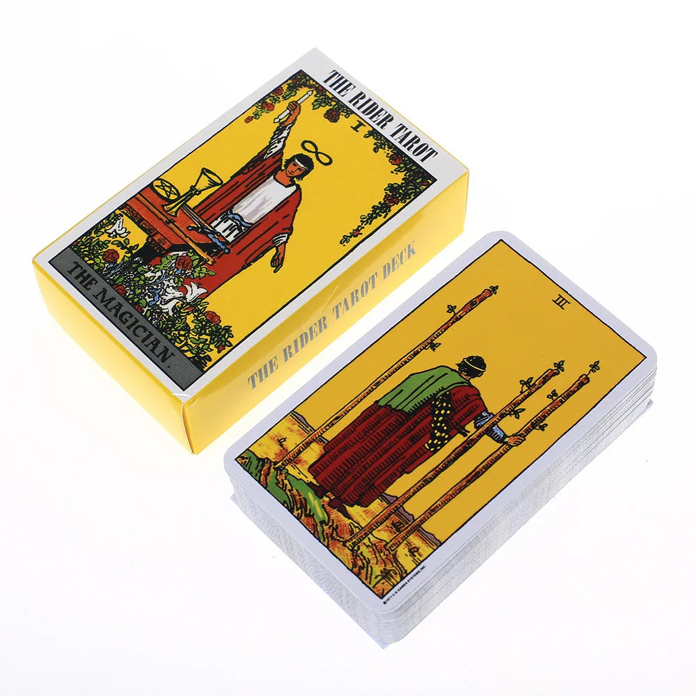 Tarot Cards Rider Waite Tarot Board Game Divination Cards Oracle Russian Spanish English Version for Beginners Party Game Toy