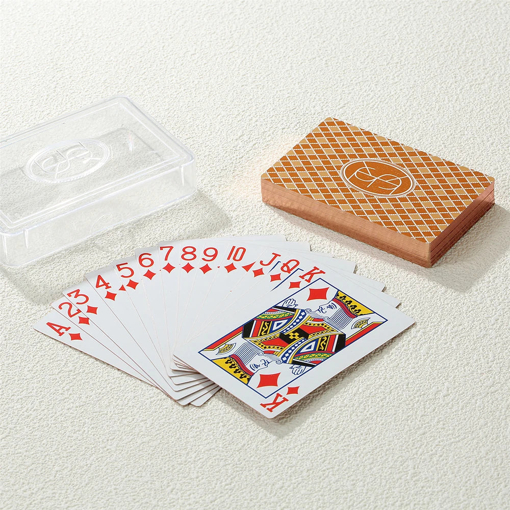 Premium European Poker Cards - Dazzling Color Waterproof Deck, Magic Tricks & Party Game Props, Creative Gift Set