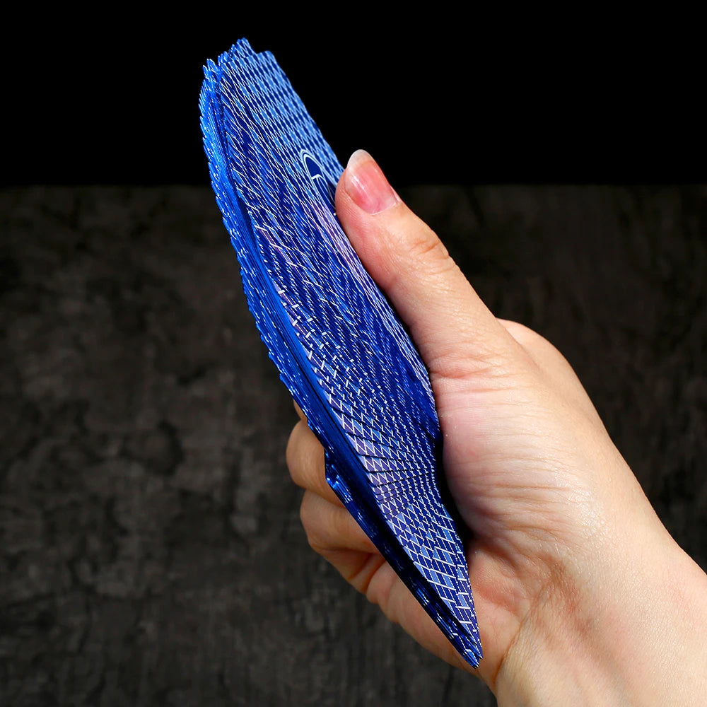 Premium European Poker Cards - Dazzling Color Waterproof Deck, Magic Tricks & Party Game Props, Creative Gift Set