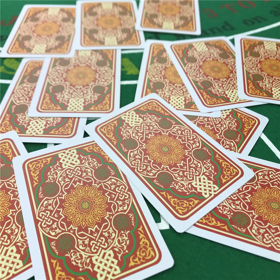 Playing Cards Plastic Baccarat Texas Hold'em Poker 58mm(2.28inch)*88mm(3.46inch) PVC Pokers Board Game Waterproof Wearable Card