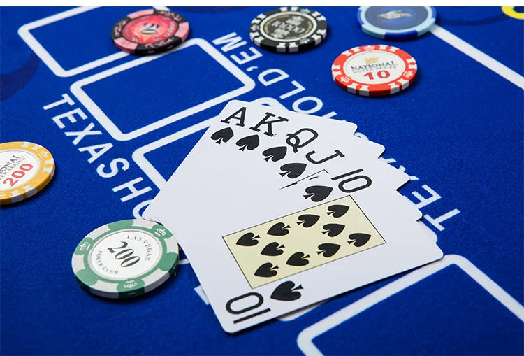 1 PCS PVC Baccarat Texas Hold'em Plastic Waterproof Scrub Playing Cards Poker Club Cards Board Games 8.8X6.3Cm Magic Tricks Tool