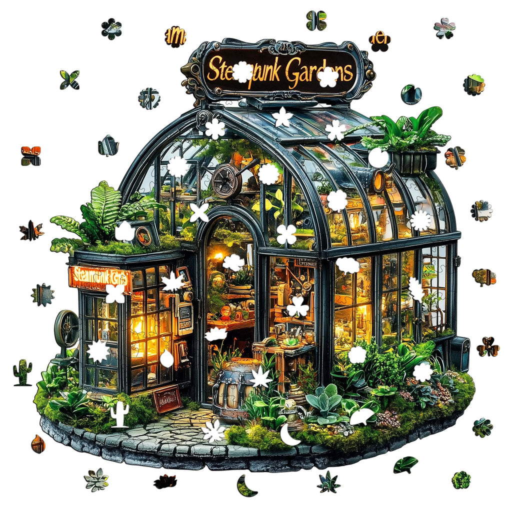 Fantasy Themed Wooden Puzzle Interesting Style Wooden Decor Christmas and Halloween Gift Toy for Teen and Kid