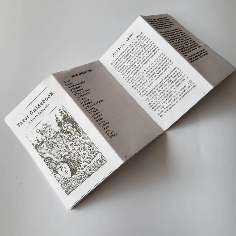 Hot Sell Rider Waite Tarot Card Divination Personal Use Tarot Deck Full English Spanish Version Oracles Deck for Girl Board Game