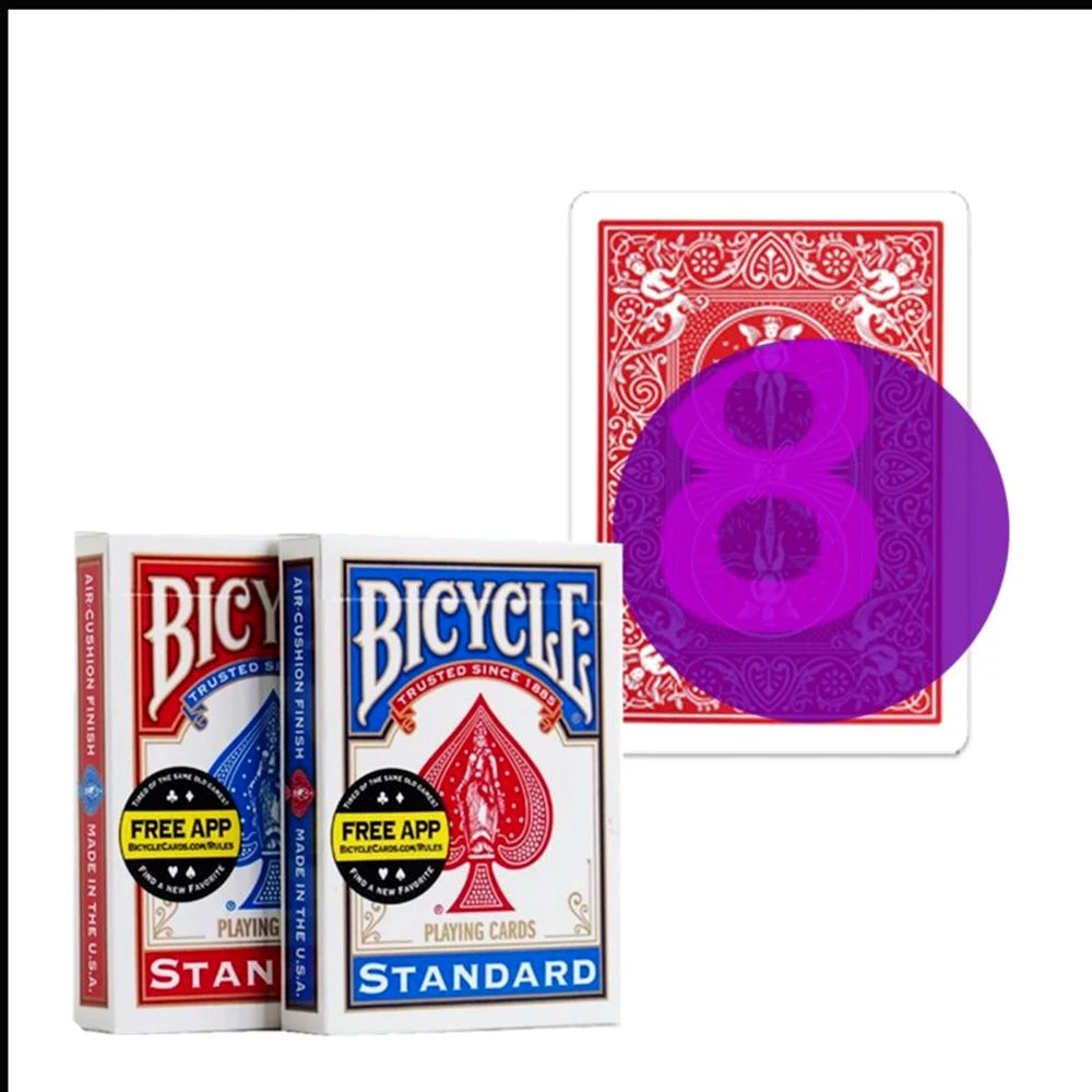 Infrared Marked Bicycle Standard Playing Cards For Infrared Sunglasses & Infrared Contact lenses (Only Cards)
