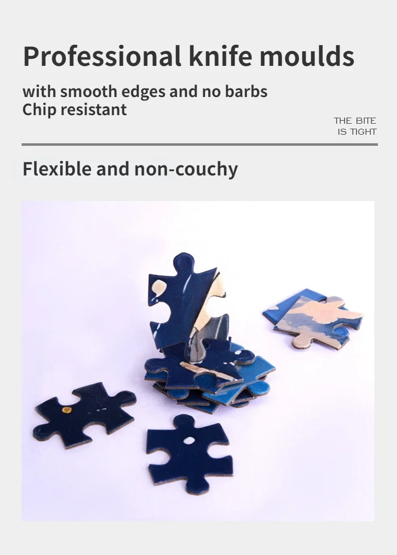 Adult 1000 Pieces Jigsaw Puzzle Little Boy Puzzle Toy Puzzle Intelligence Stress Reduction Cartoon Puzzle Festival Present