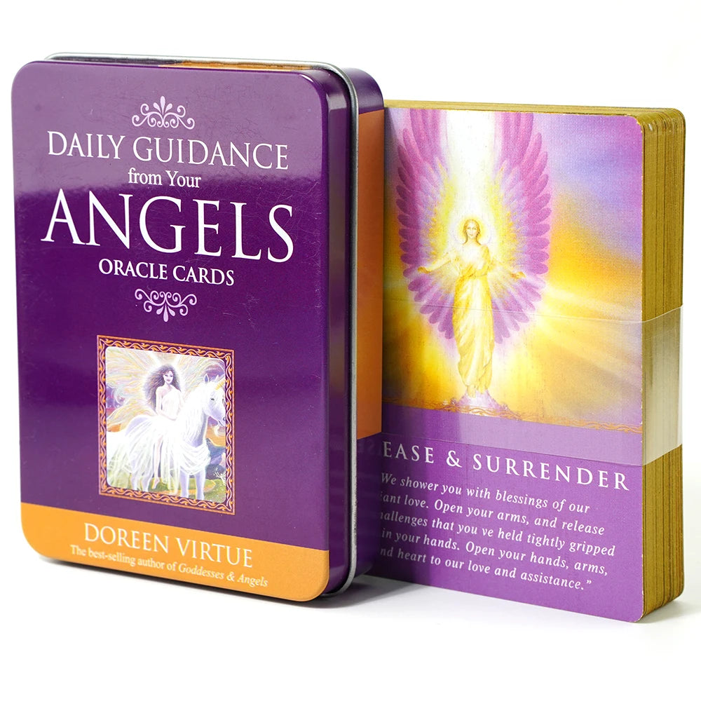 Adventures time Tarot 78pcs Cards in a Tin Metal Box Gold plated Edge Tarot Cards For Divination Tarot Deck Beautiful Package