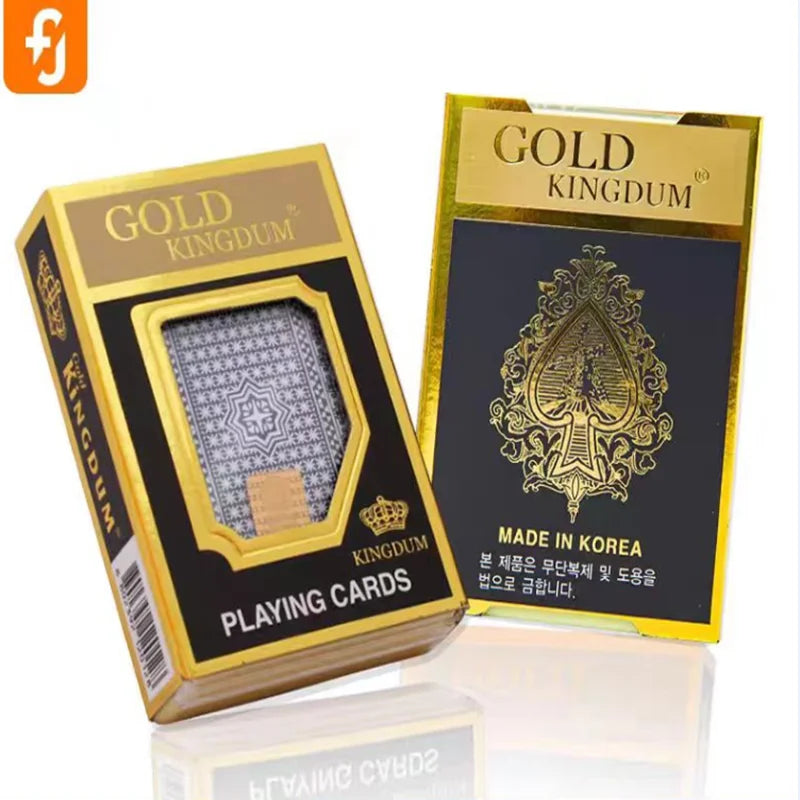 Infrared Marked Korean Gold Kingdum Plastic Playing Cards For Poker Cheating Contact Lenses（Only Cards)