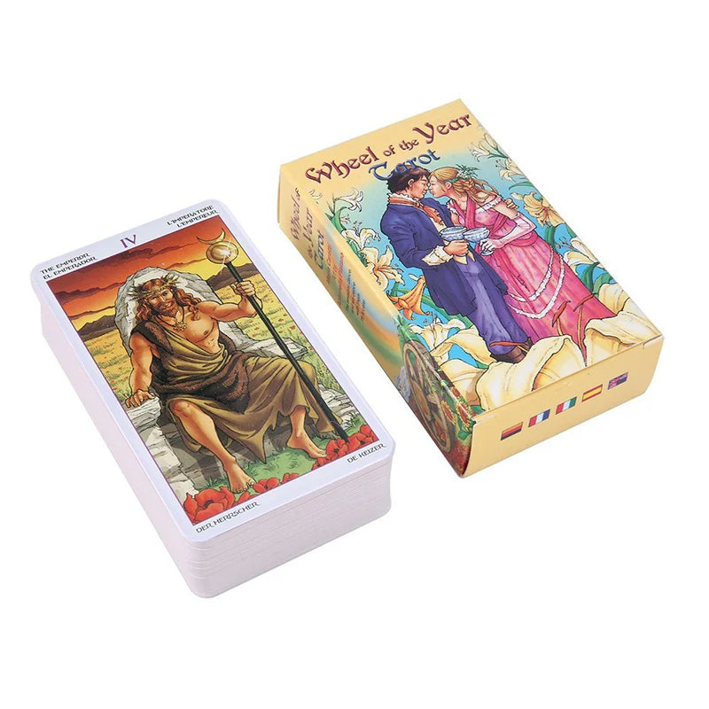 Rider Waite Tarot Cards Classic Tarot Spanish English Version Knight Waiter Divination Fate Forecasting Prophecy THE MAGICIAN